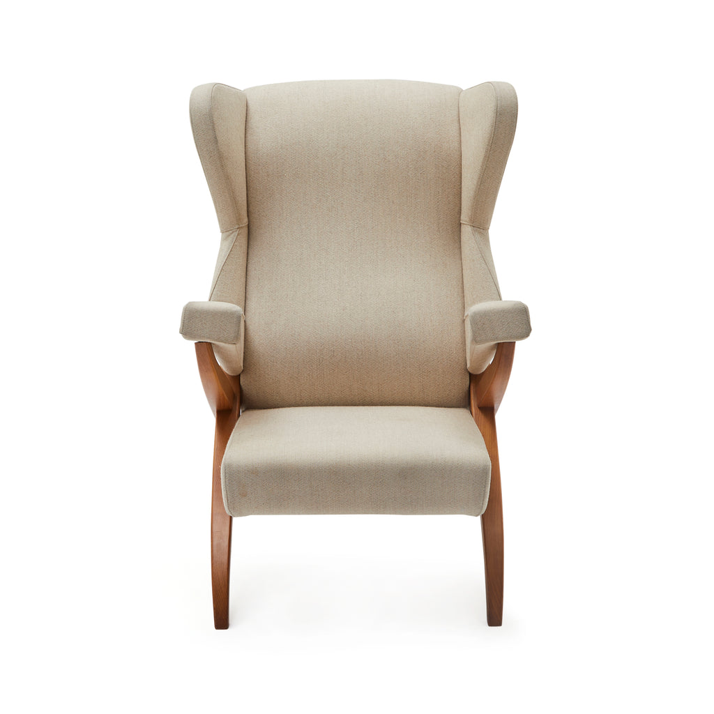 White Beige Modernica Arm Chair