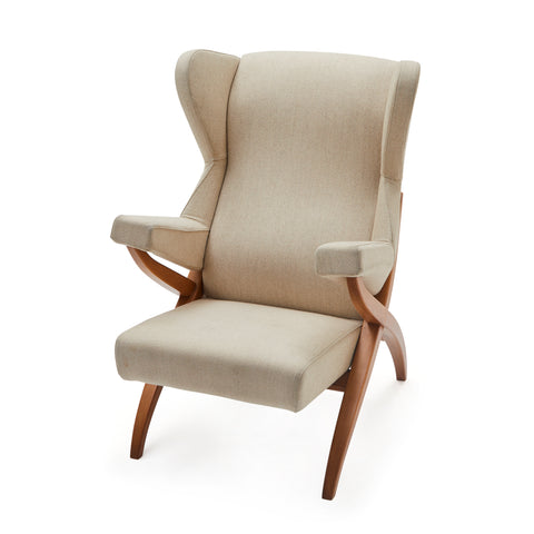 White Beige Modernica Arm Chair