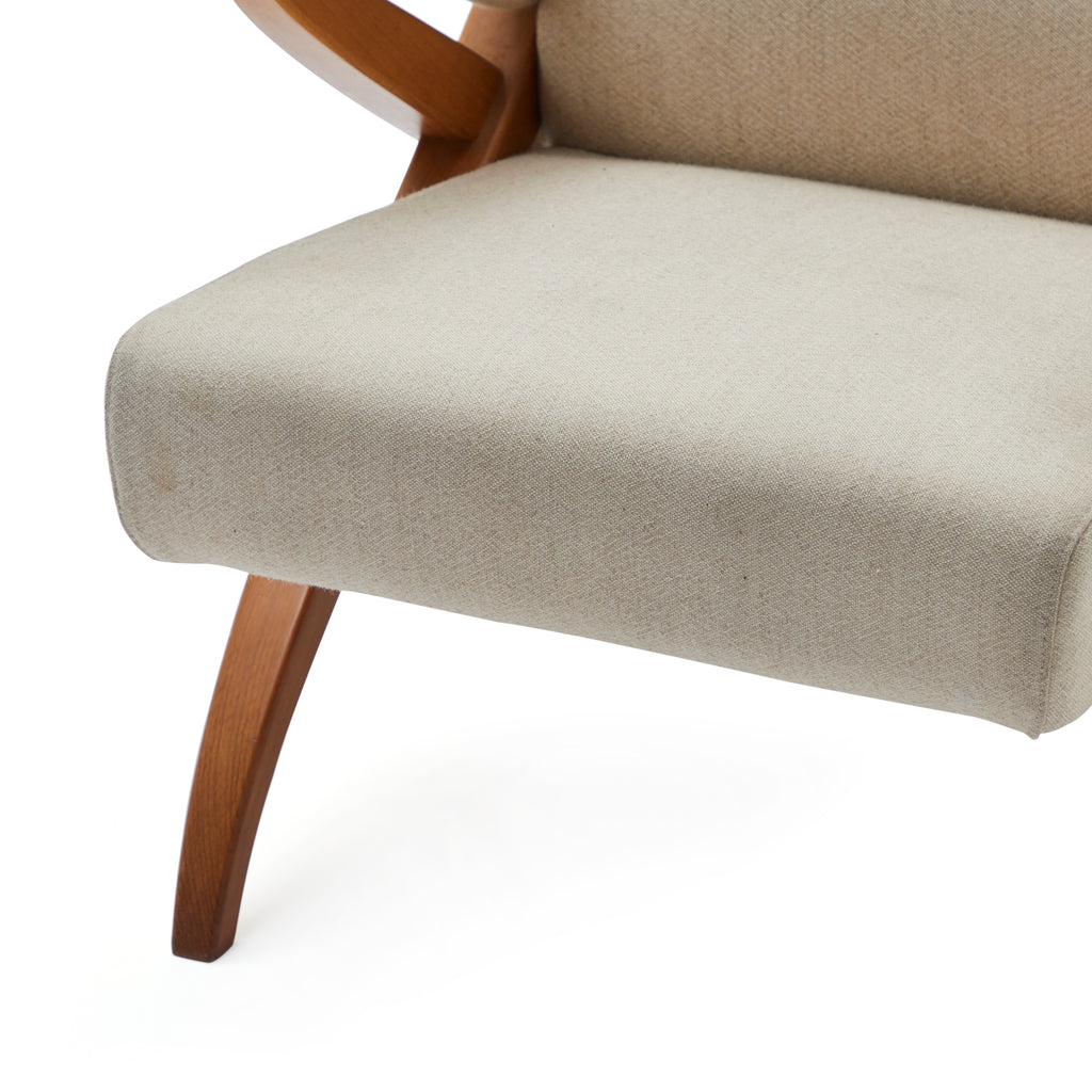 White Beige Modernica Arm Chair