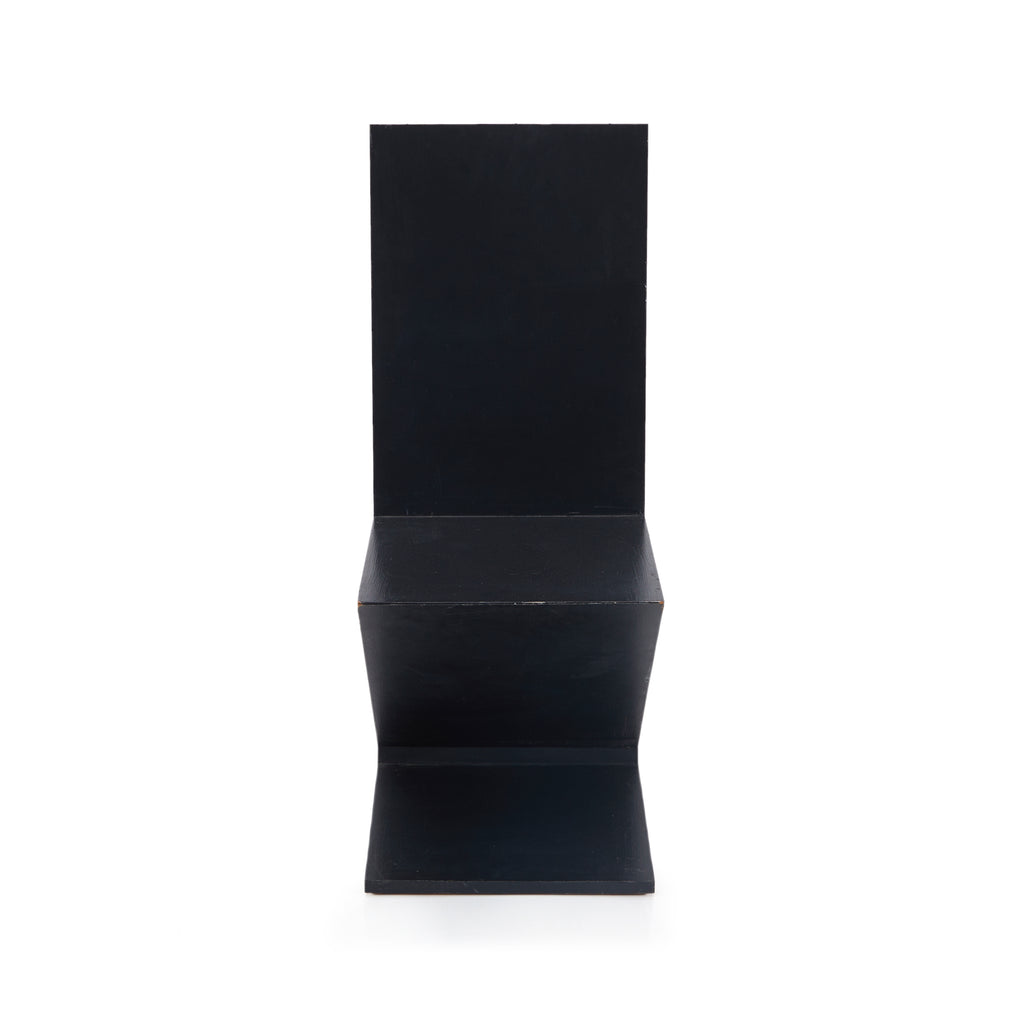 Black Zig Zag Chair
