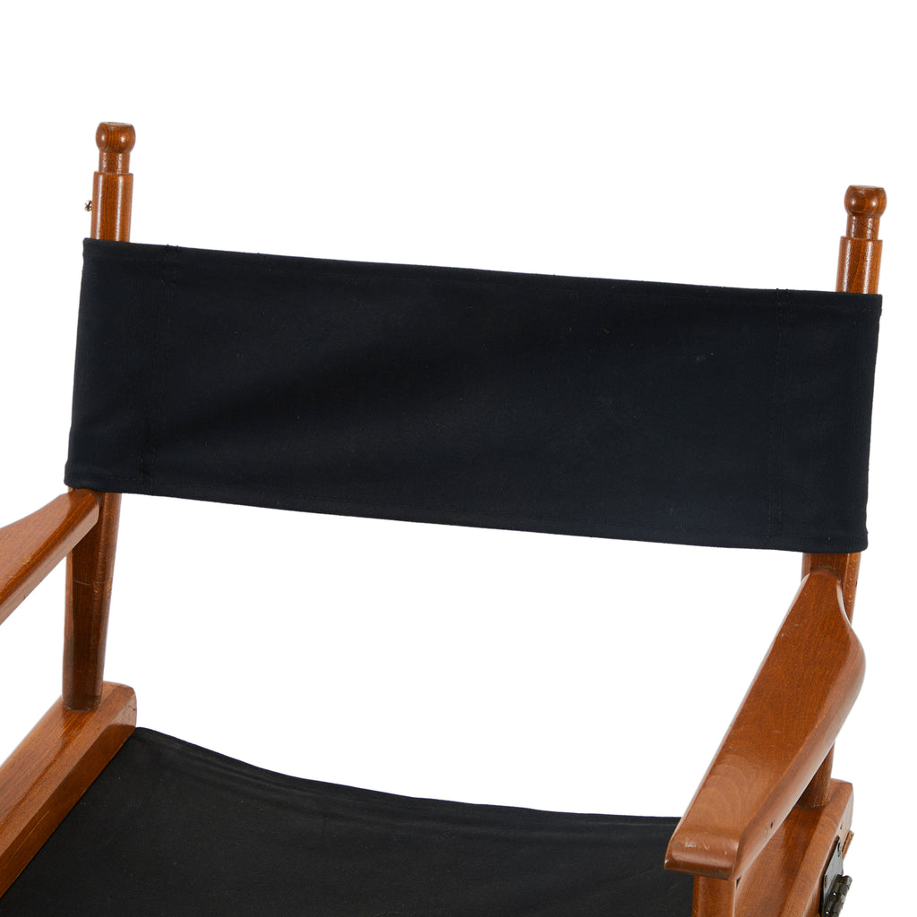 Black & Wood Tall Director's Chair