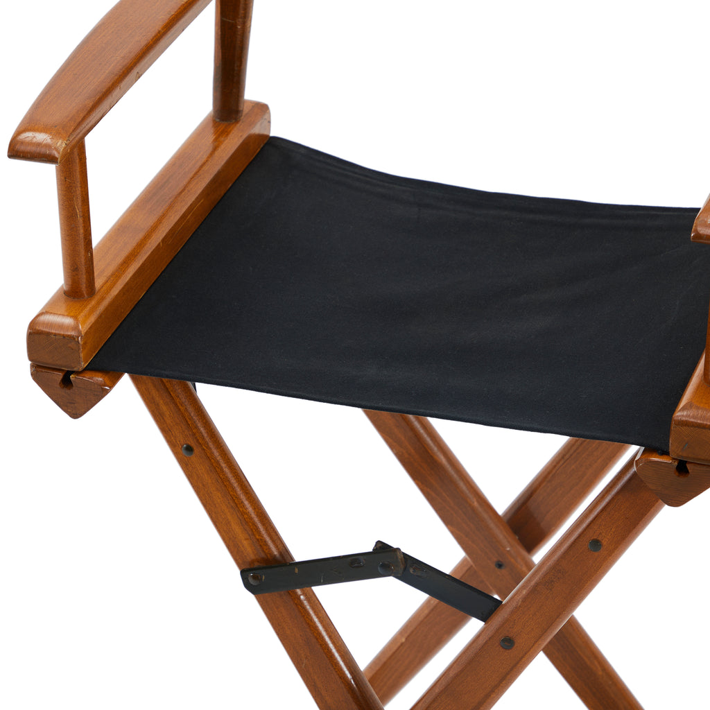Black & Wood Tall Director's Chair