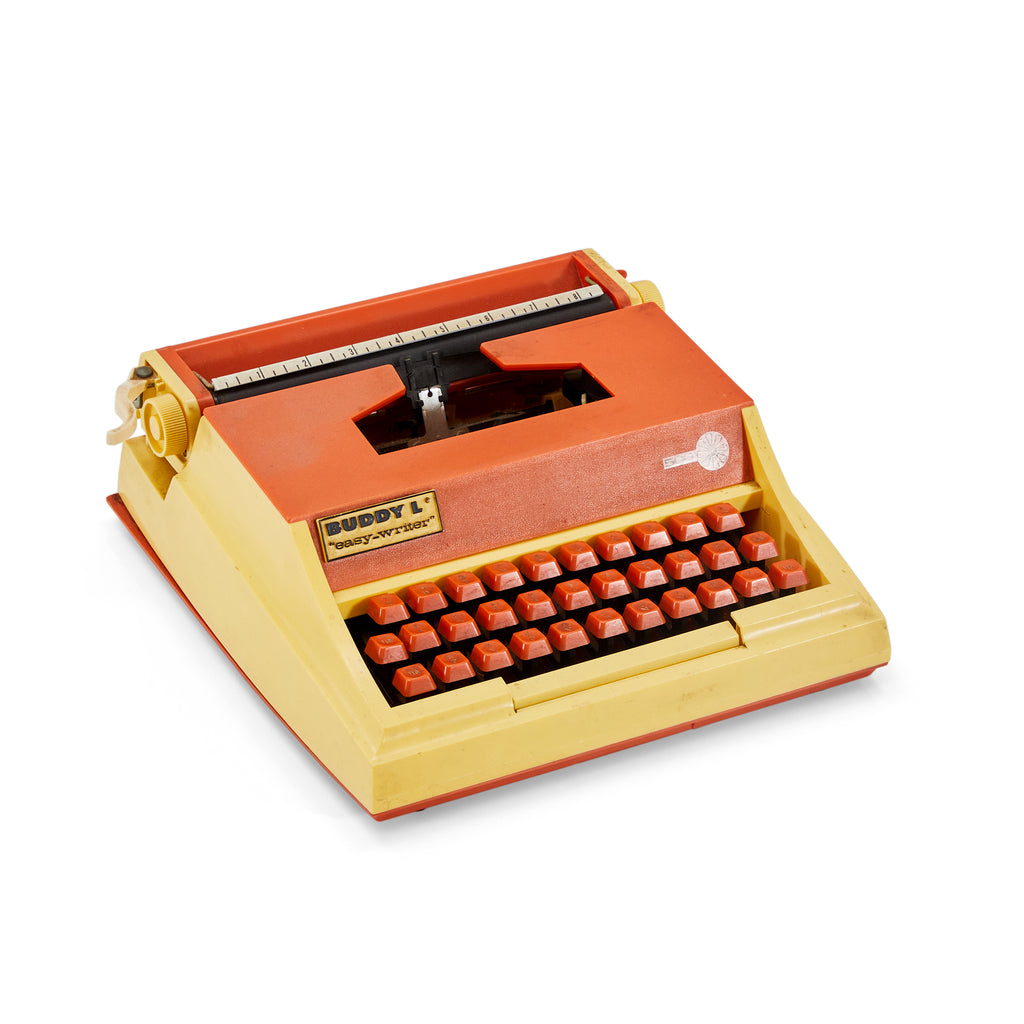 Orange Buddy L Easywriter Typewriter