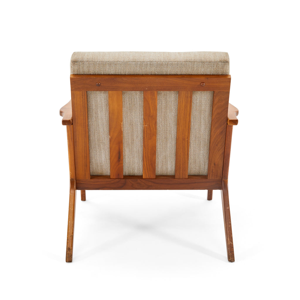 Beige Cavett Fabric Arm Chair