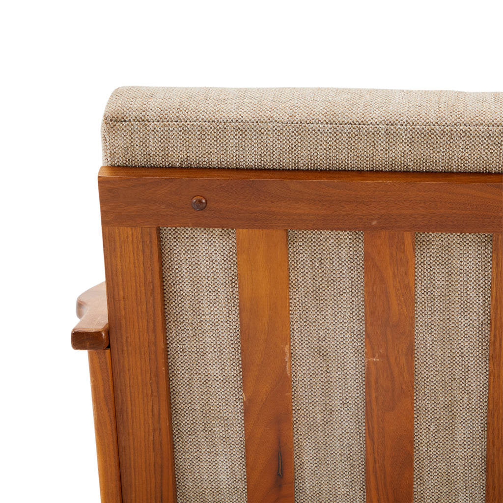 Beige Cavett Fabric Arm Chair