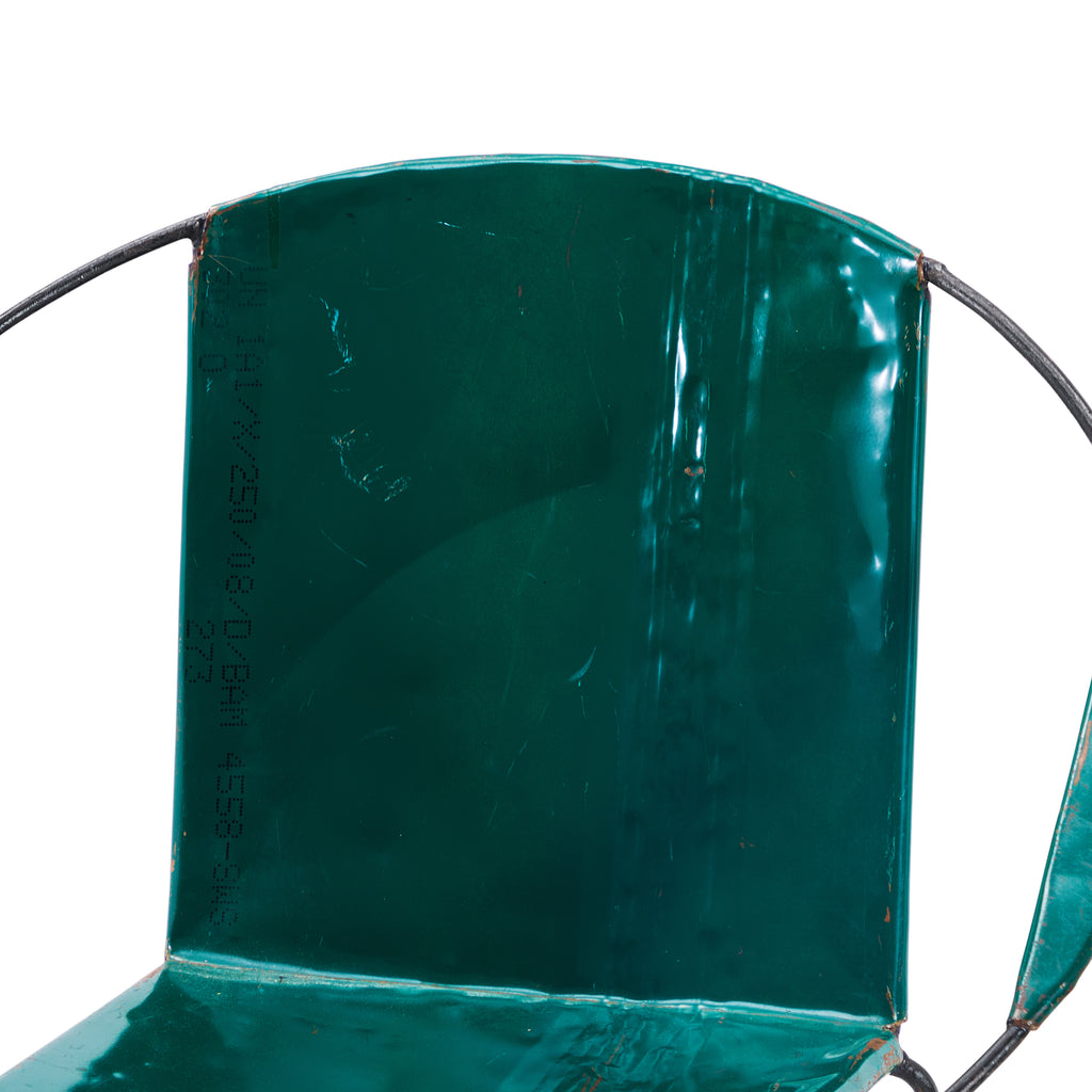 Green Metal Modern Ring Chair
