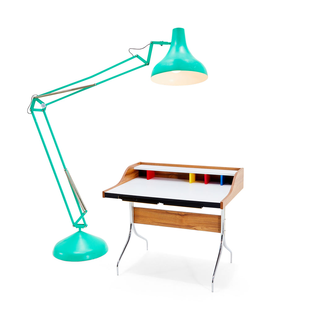 Turquoise Giant Oversize Floor Lamp