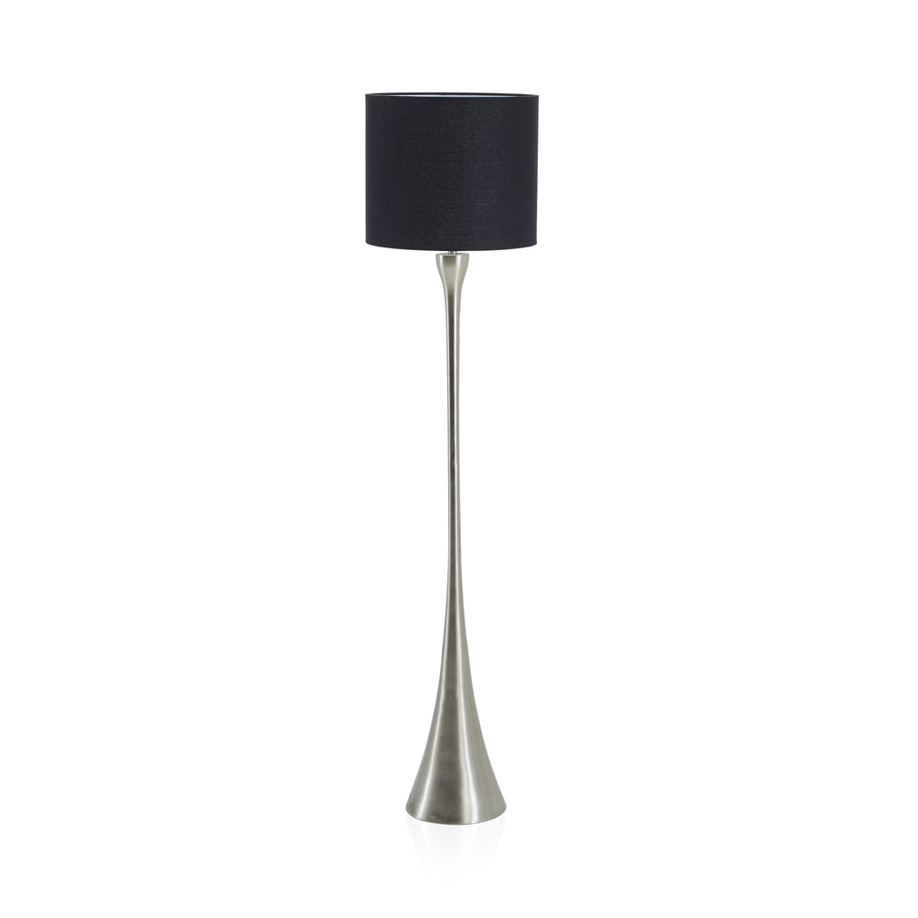 Silver Melrose Brushed Nickel Floor Lamp
