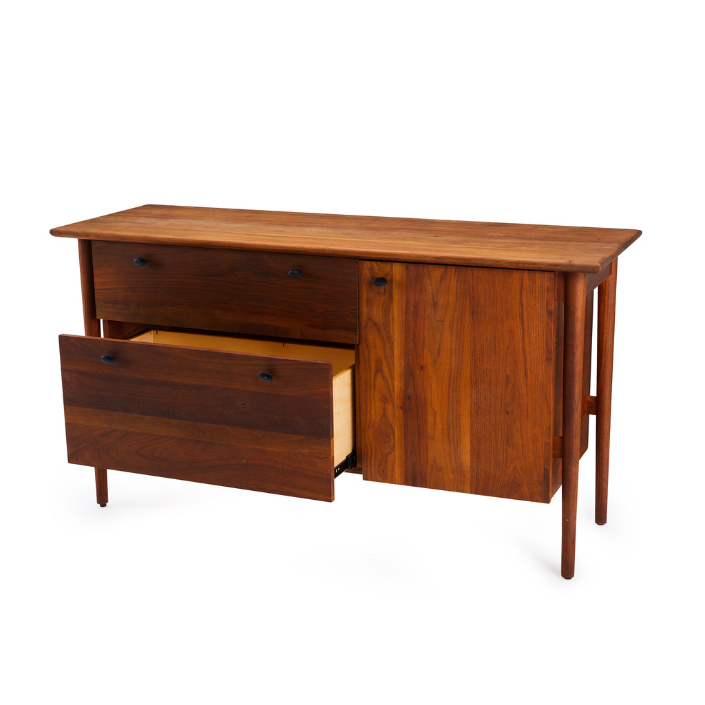 Wood Mid-Century Modern Console Dresser