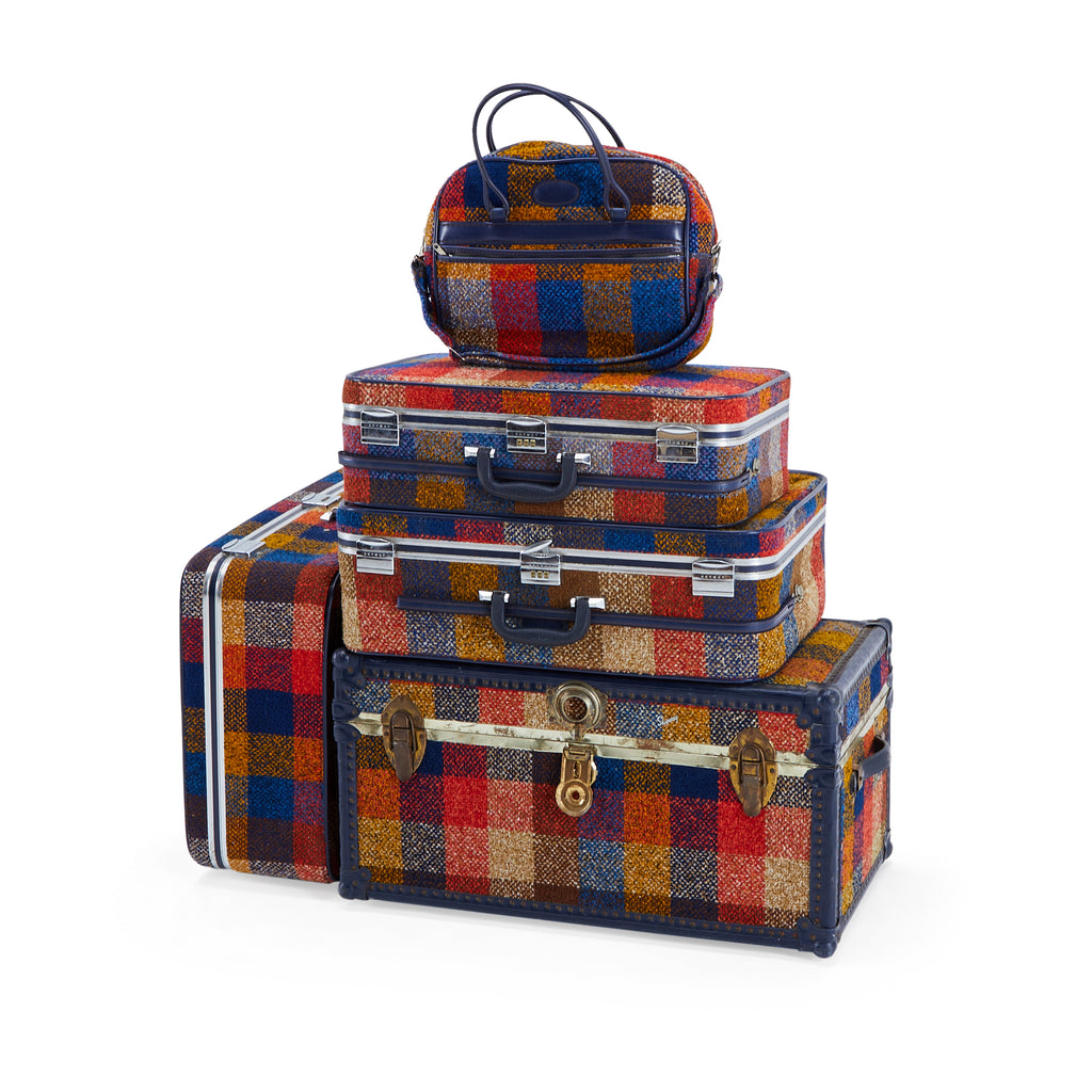 Blue & Red Plaid Skyway Trunk