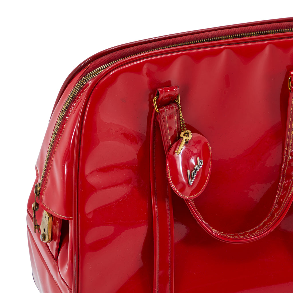 Red Leather Lark Bag