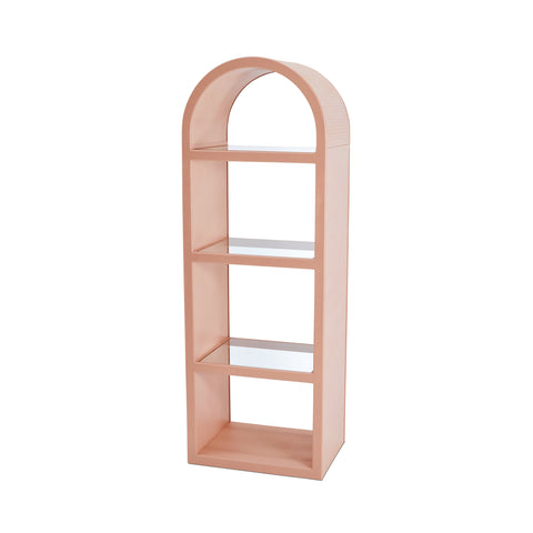 Pink & Glass Deco Narrow Shelves