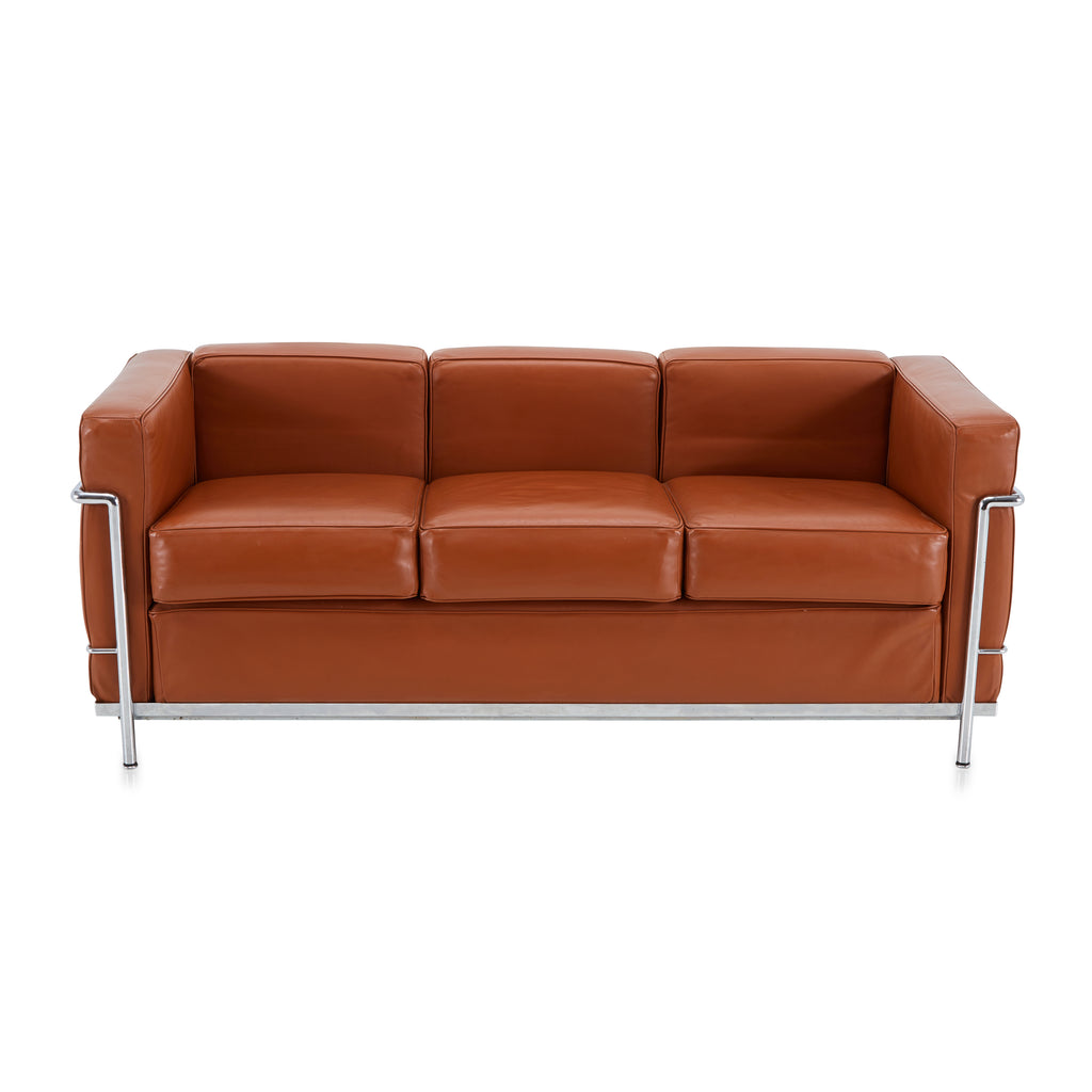 Le Corbusier Petit Confort Sofa - Brown Leather