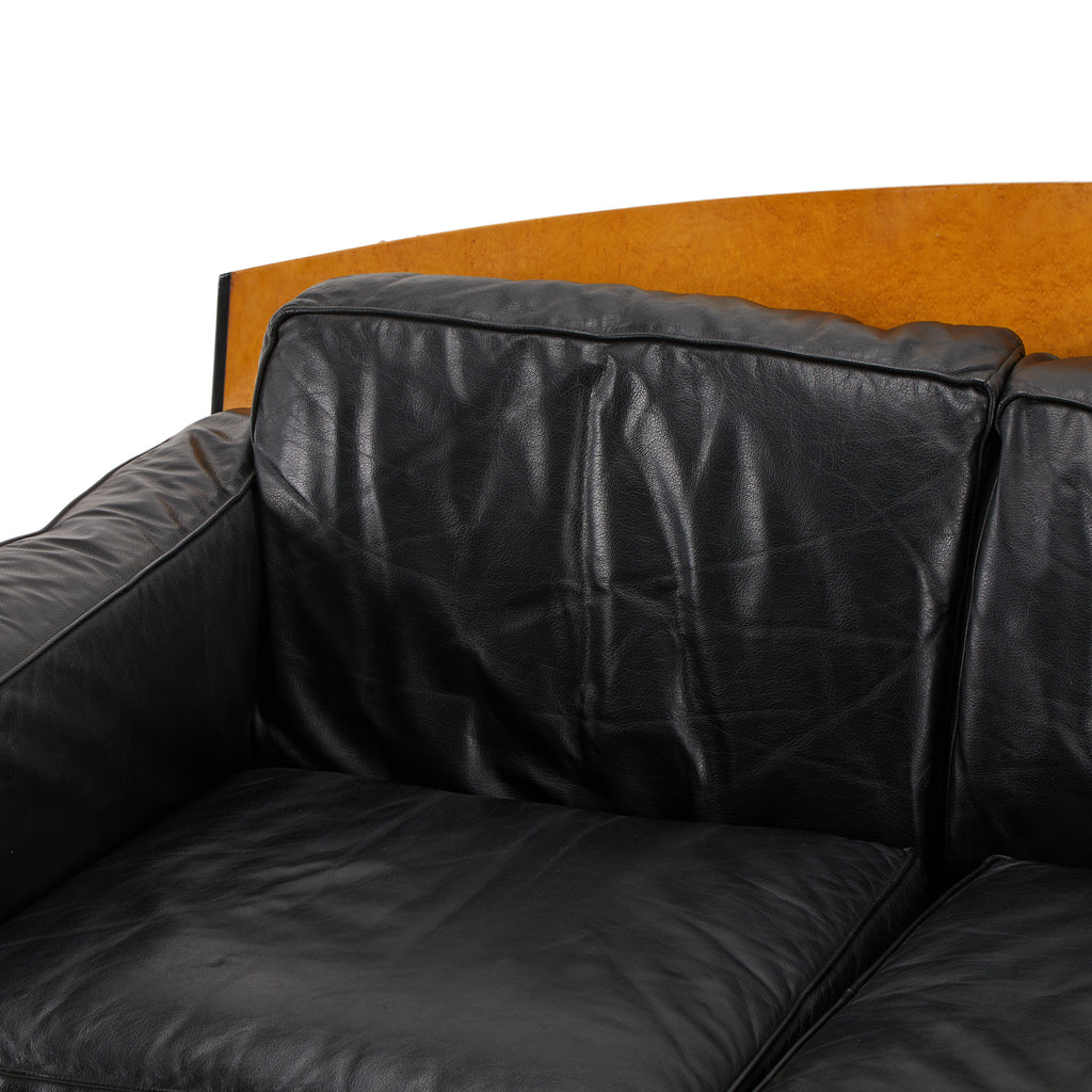 Italian Birdseye Maple Deco Biedermeier Sofa