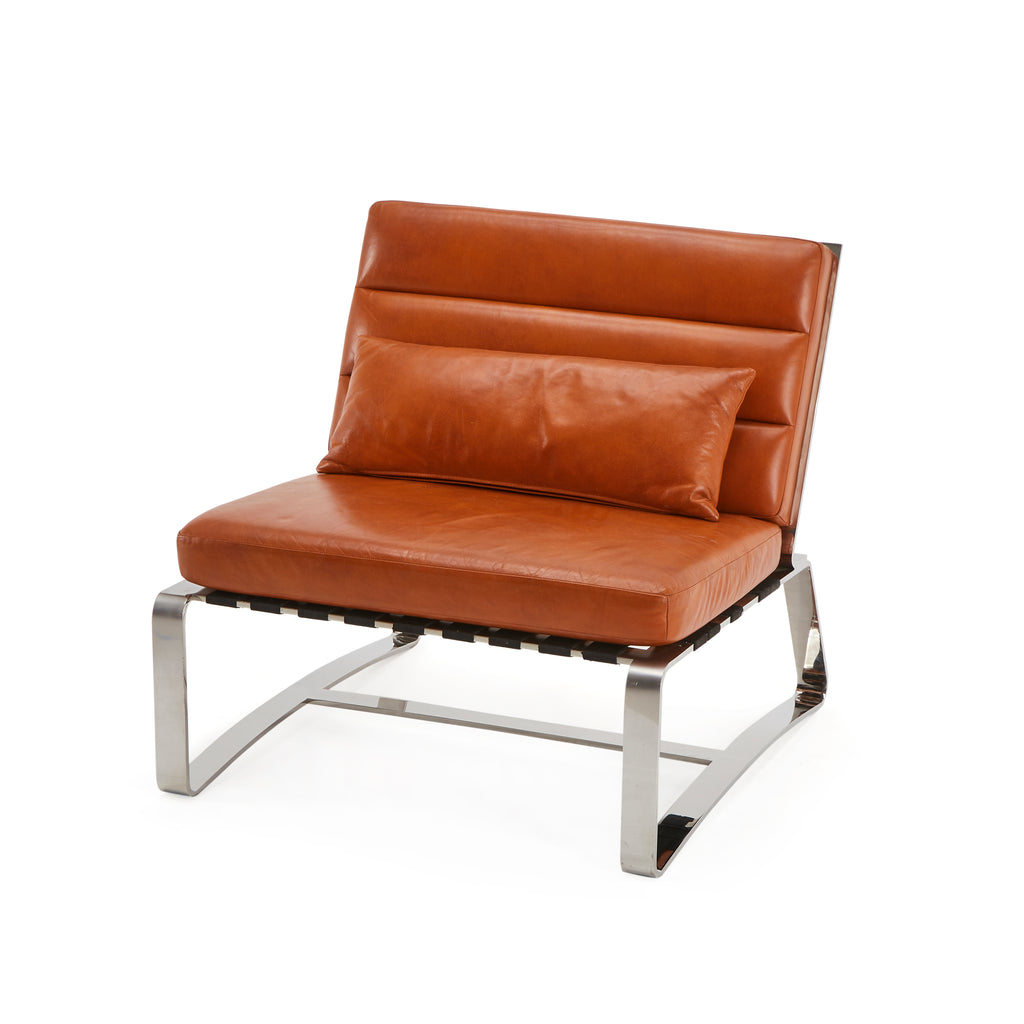 Tan Modern Lounge Chair