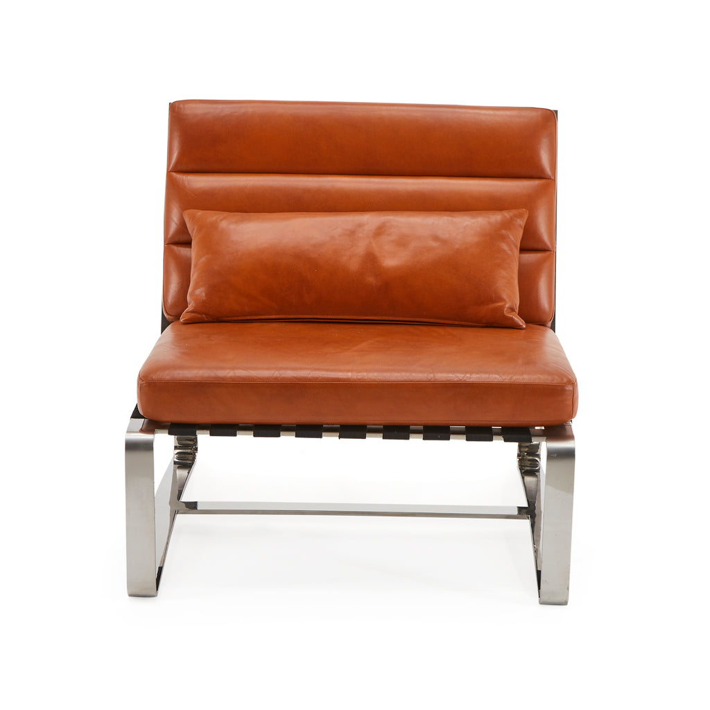 Tan Modern Lounge Chair