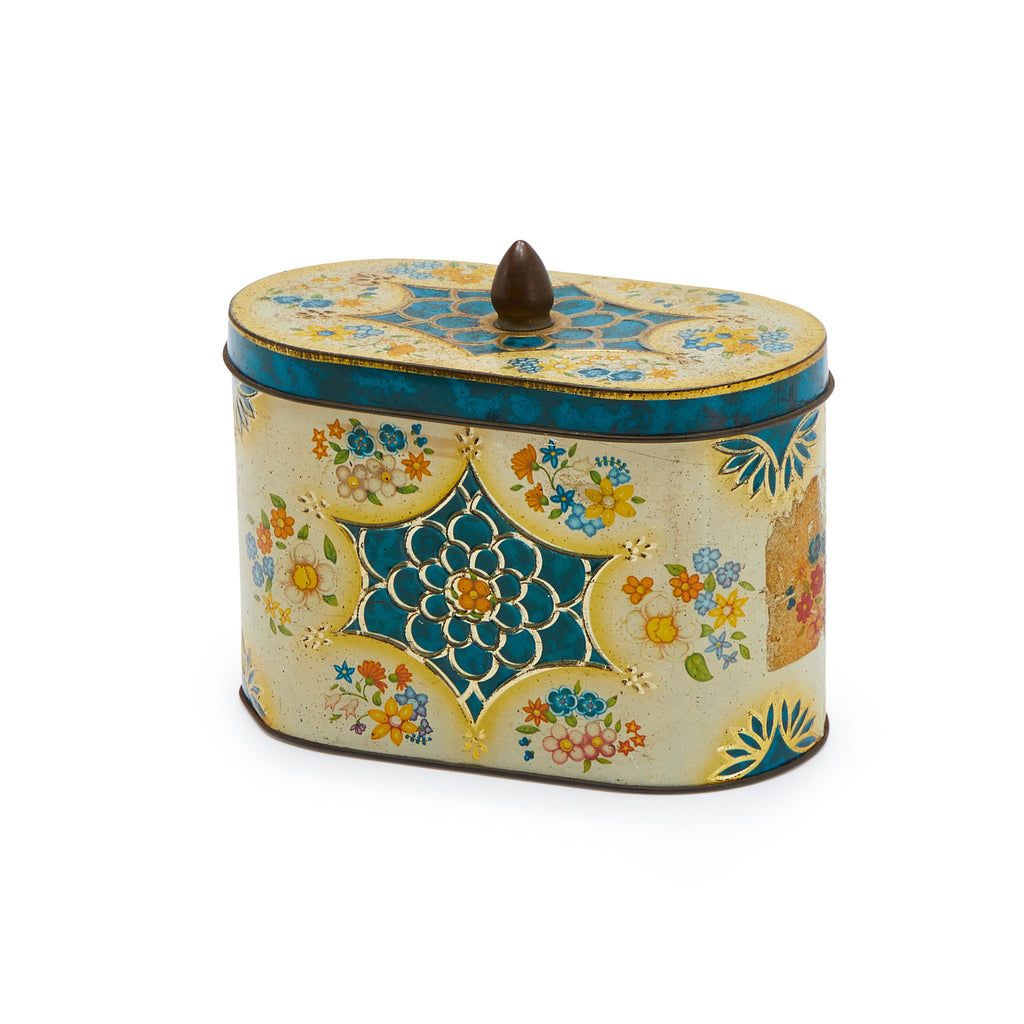 Oval Tin Box (A+D)