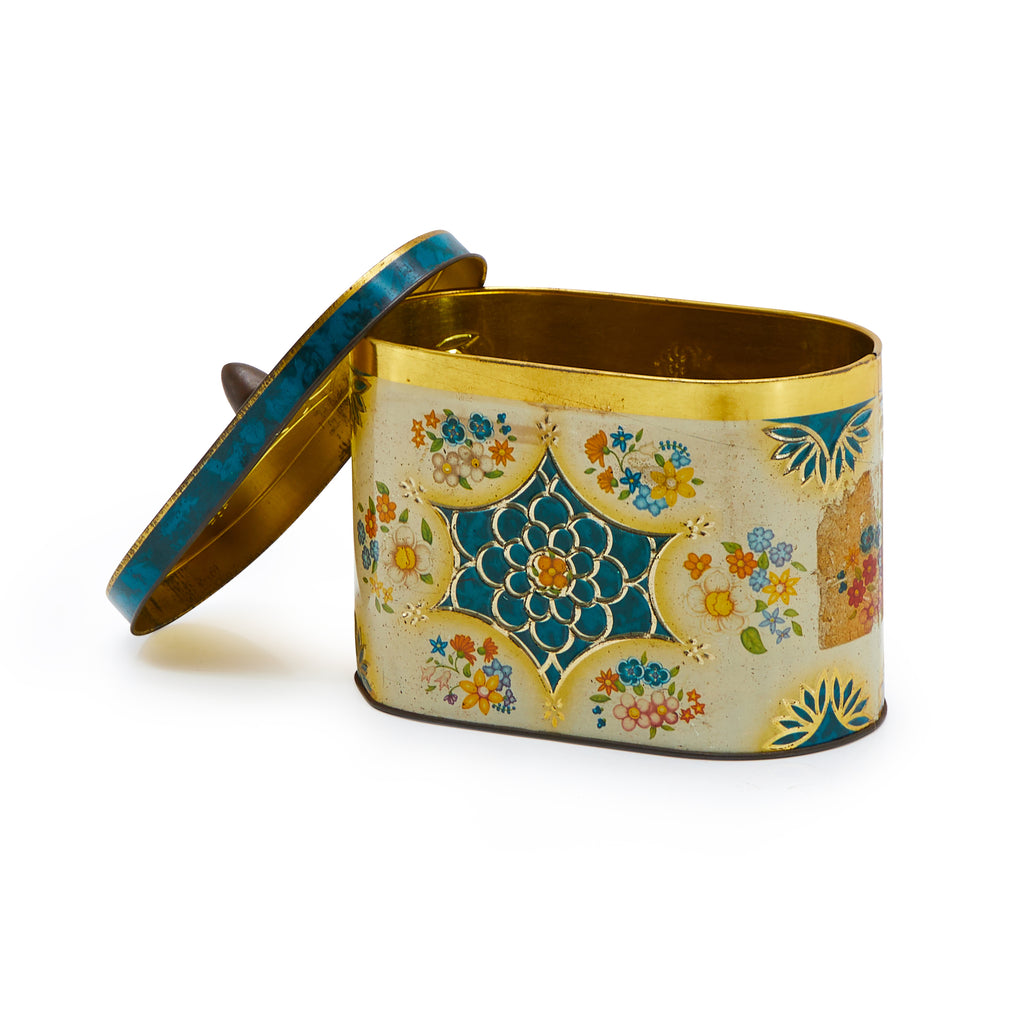 Oval Tin Box (A+D)