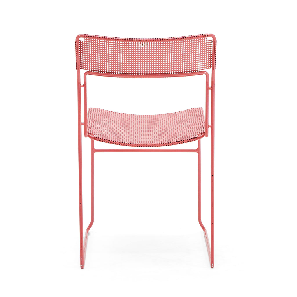Arrben Sultana Perforated Metal Pink Outdoor Chair