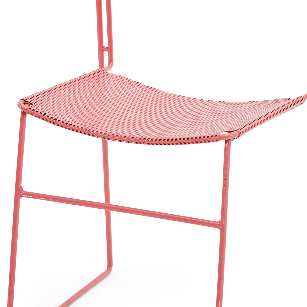 Arrben Sultana Perforated Metal Pink Outdoor Chair