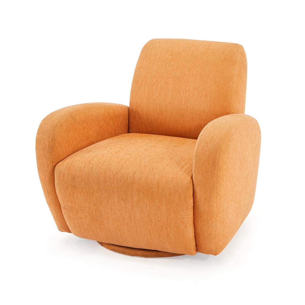 Beige Swivel Armchair