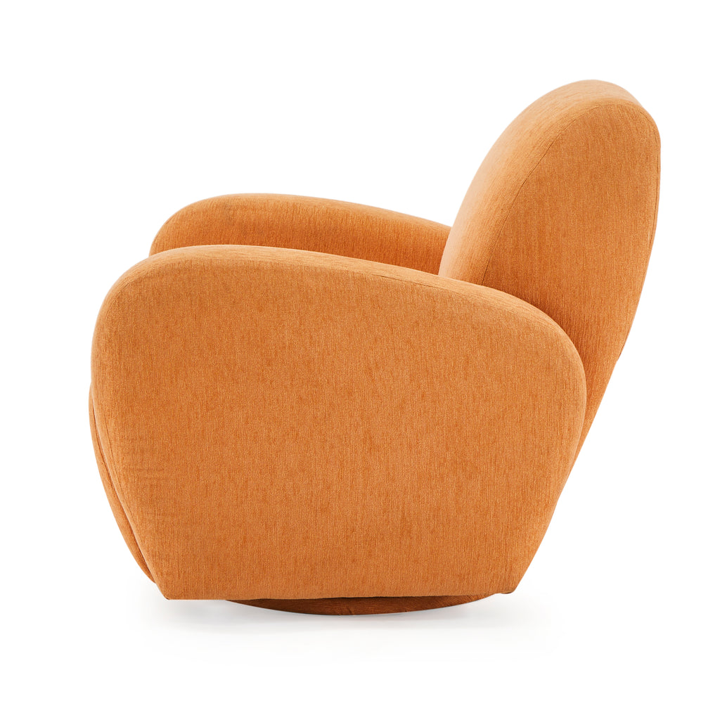 Beige Swivel Armchair
