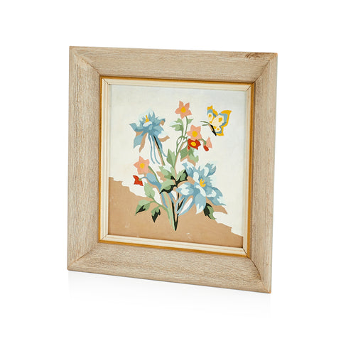 0.100 (A+D) PBN Framed Flower Painting 1