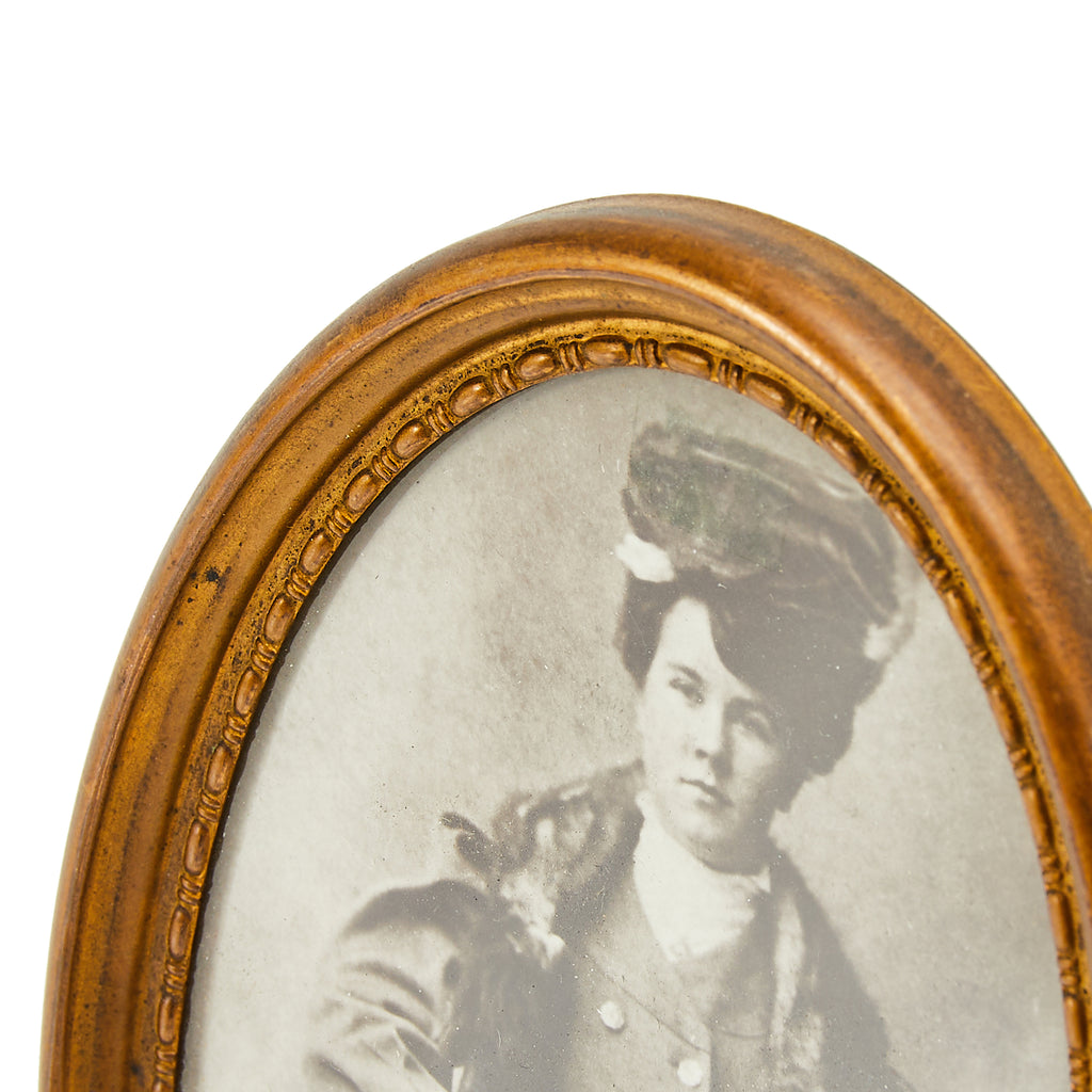 00.02 (A+D) Vintage Framed Photograph of a Lady