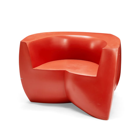 Orange Frank Gehry Easy Chair