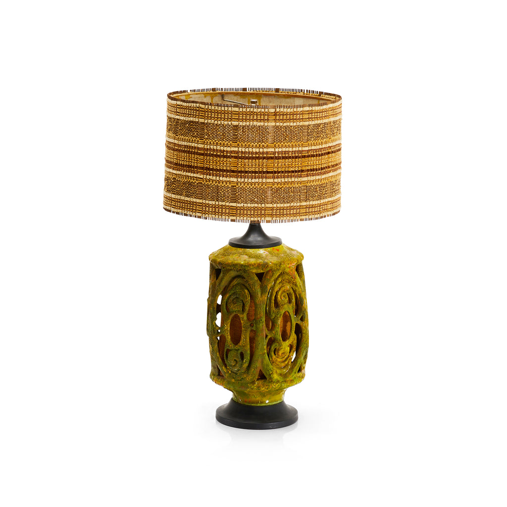 Green Ceramic Table Lamp