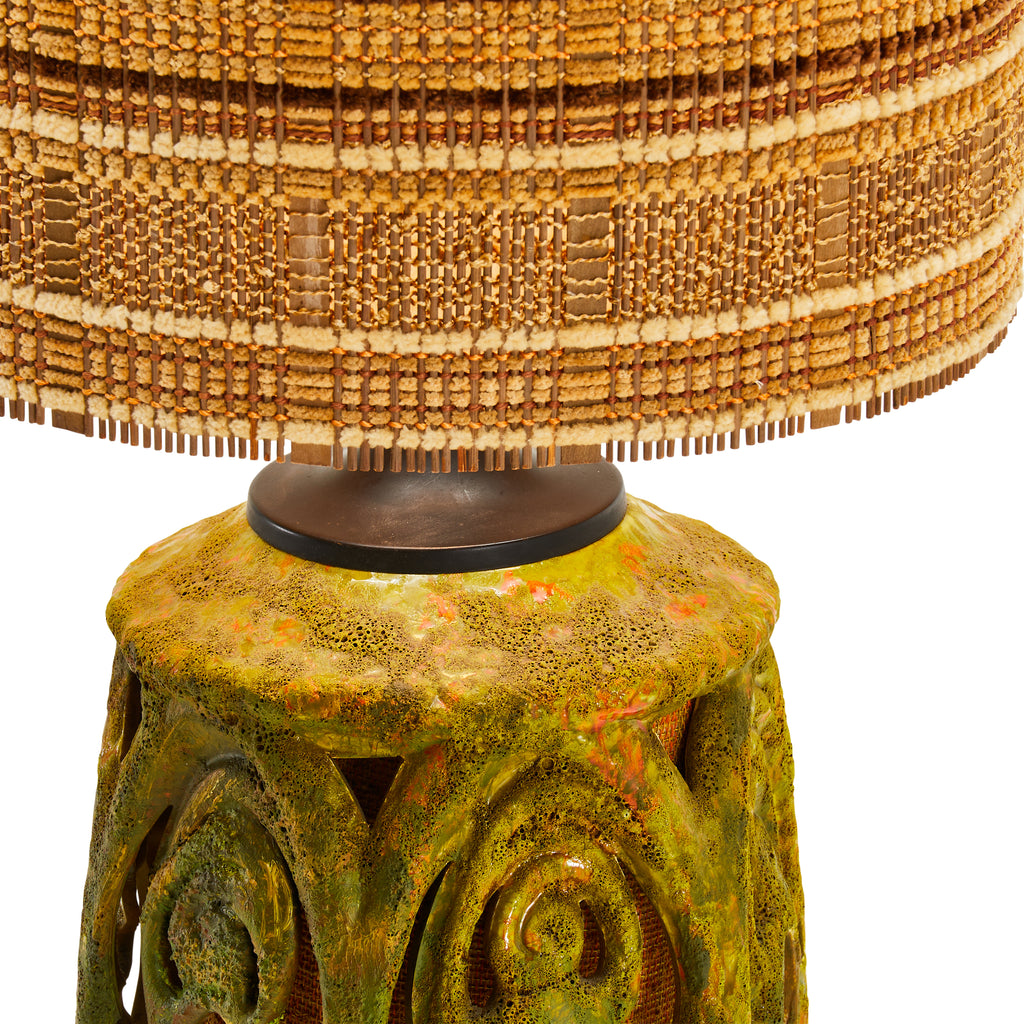 Green Ceramic Table Lamp
