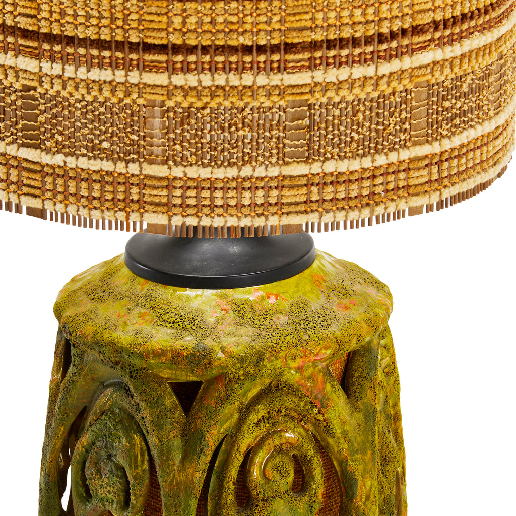 Green Ceramic Table Lamp