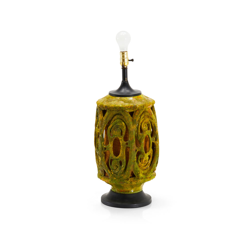 Green Ceramic Table Lamp