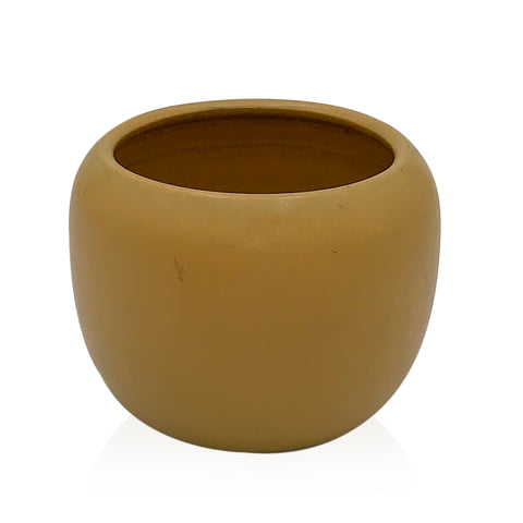 Mustard Yellow Case Study Small Desktop Drum Planter