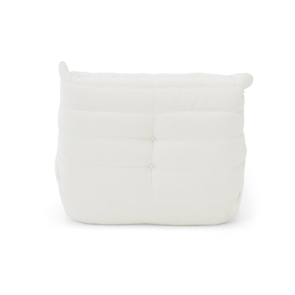 White Boucle TOGO Style Chair & Lounger