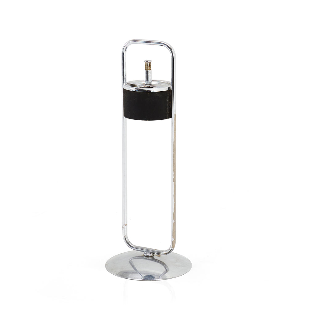 Chrome & Black Modern Ashtray