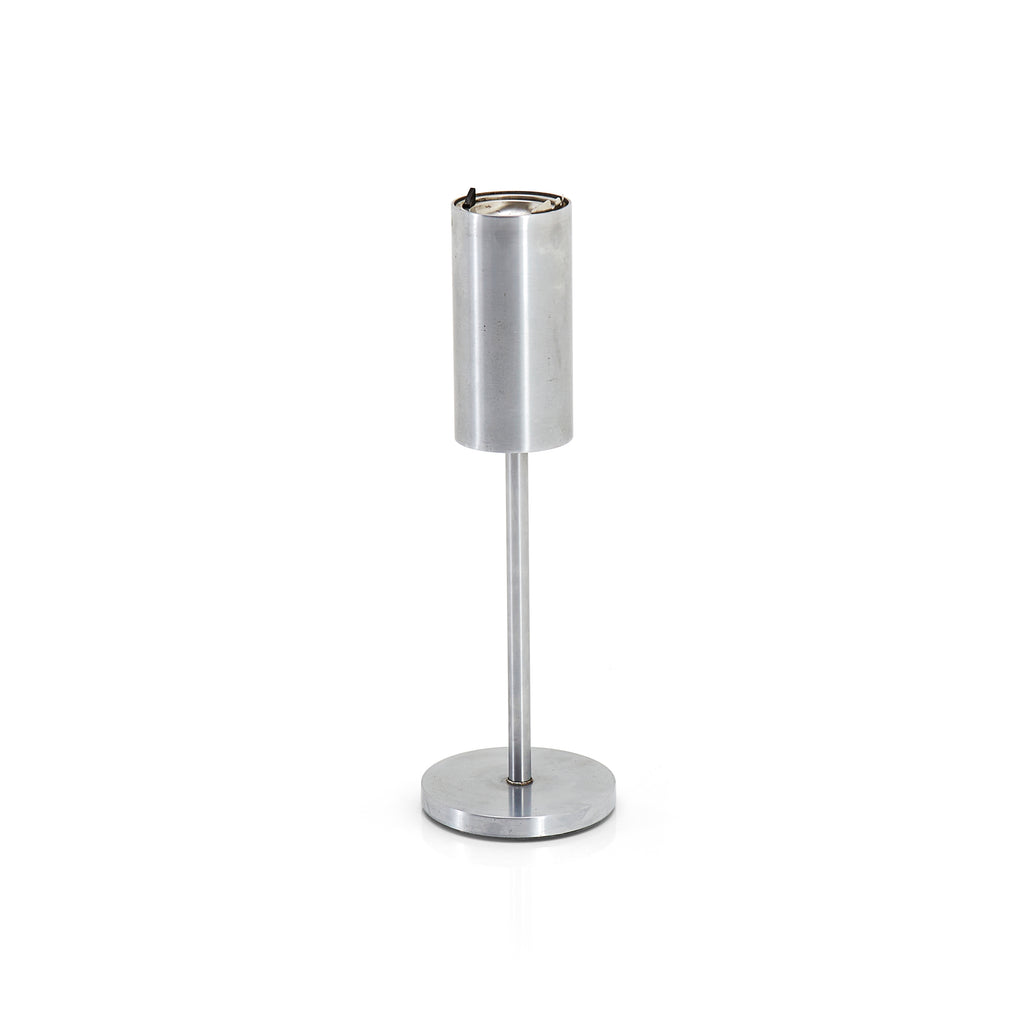 Chrome Cylinder Standing Ashtray