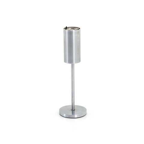 Chrome Cylinder Standing Ashtray