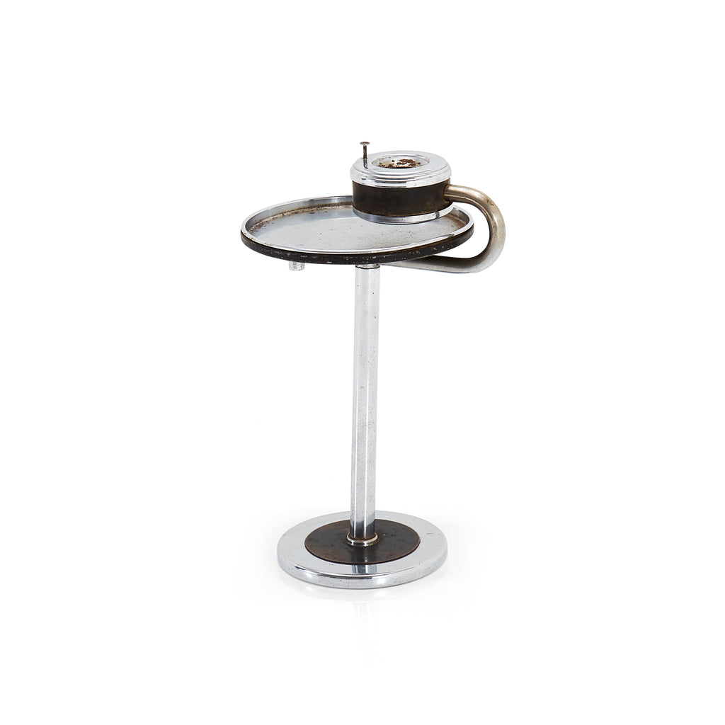 Silver Vintage Ashtray Table