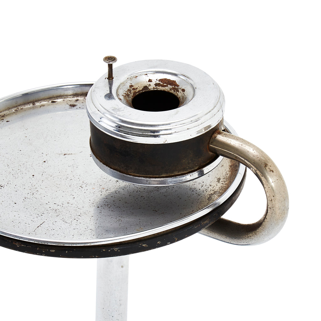 Silver Vintage Ashtray Table