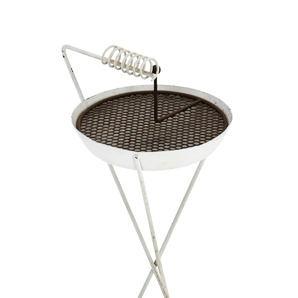 White Standing Ashtray