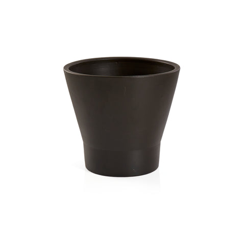 Black Ceramic Planter