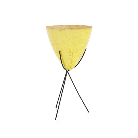 Fancy Yellow Fiberglass Tripod Planter