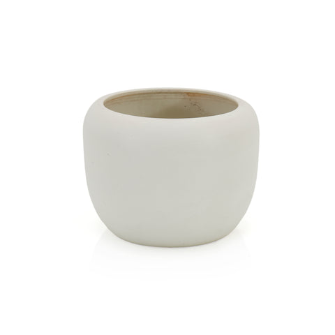 XL Rounded White Planter