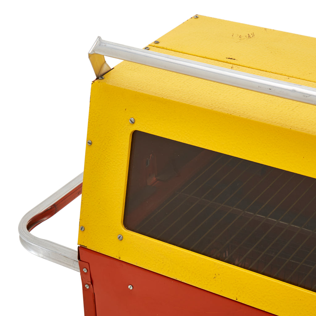 Orange and Yellow Cart Grill