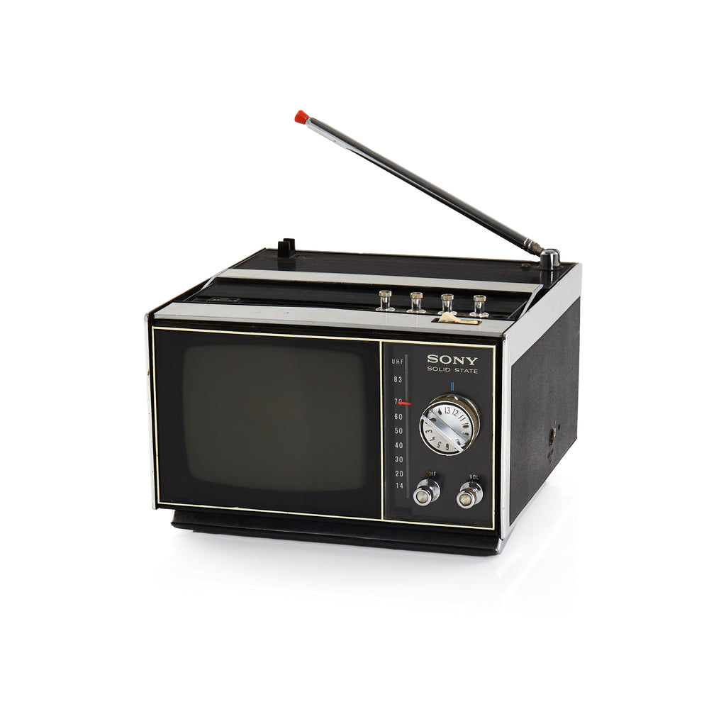 Black Sony Portable Television