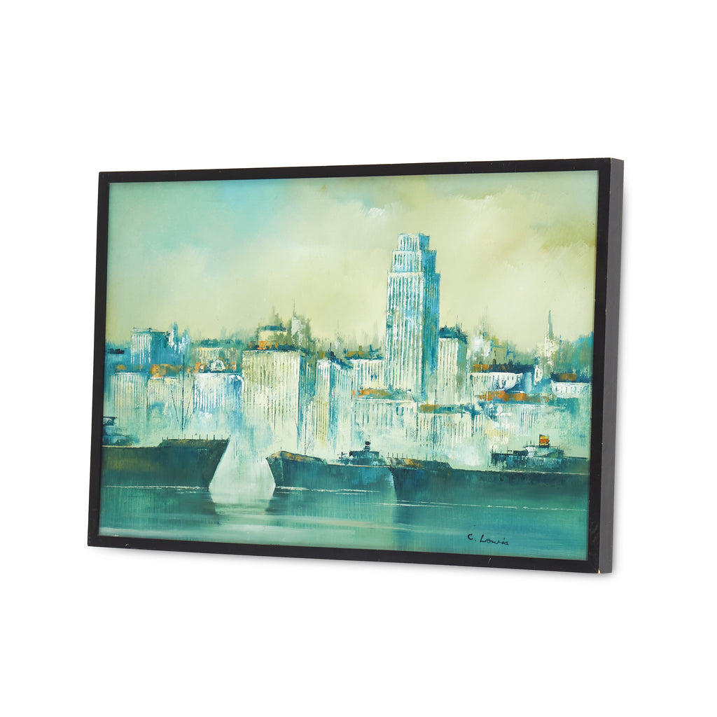 Ship Yard Framed Art