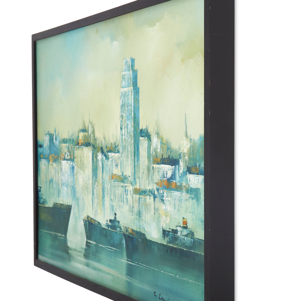 Ship Yard Framed Art