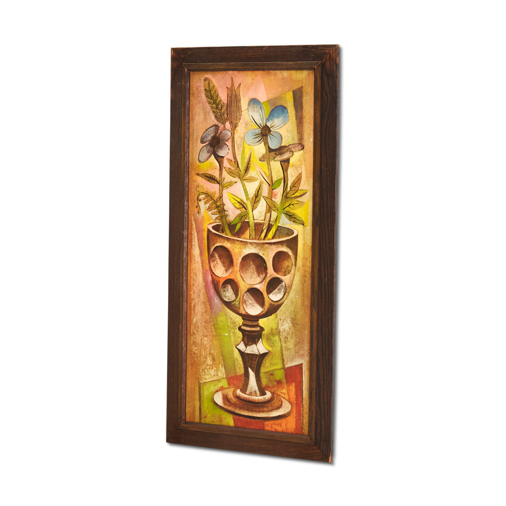 Cup with Flowers Painting
