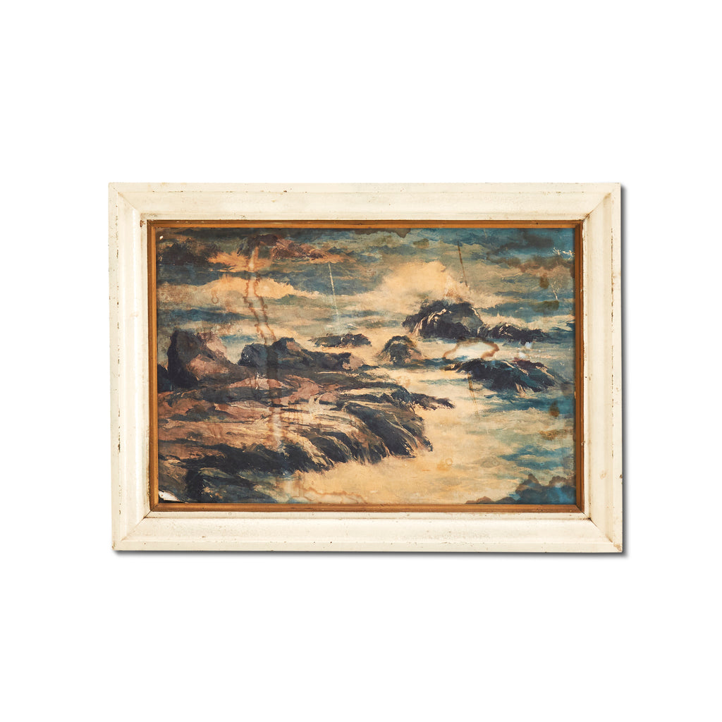 Waves Crashing Painting